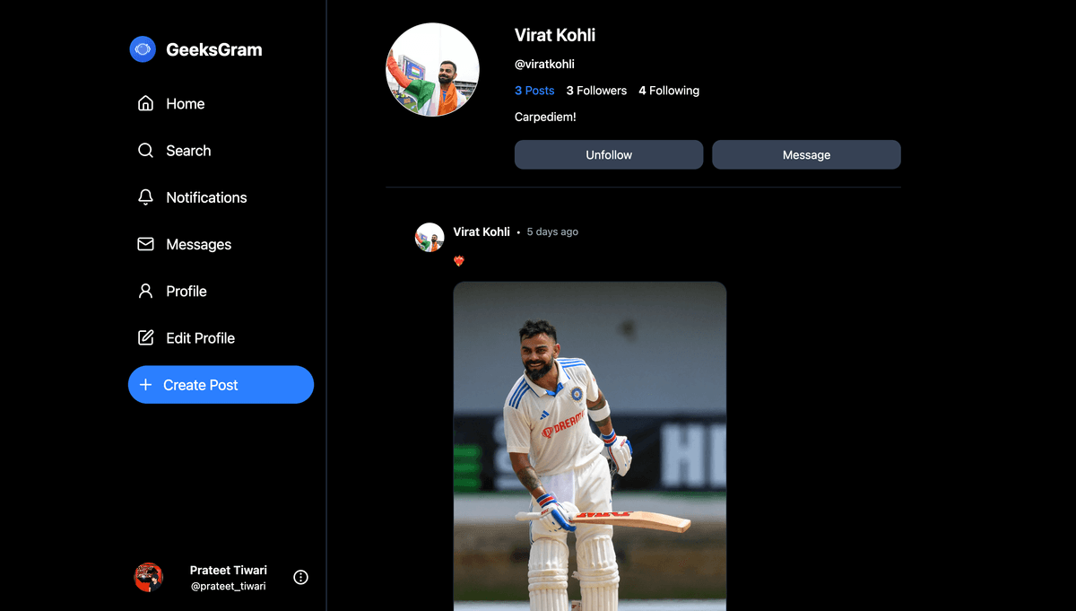 Social Media Platform